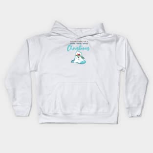 A Green Christmas Kids Hoodie